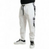 Pantaloni sportivi da uomo jogger in misto cotone bianco - IT50 - L