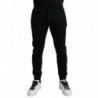Pantaloni sportivi da uomo jogger in misto cotone nero - IT46 - S