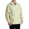 Parka con zip intera e colletto in nylon giallo - IT50 - L