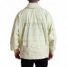 Parka con zip intera e colletto in nylon giallo - IT50 - L