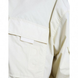 Parka con zip intera e colletto in nylon giallo - IT50 - L