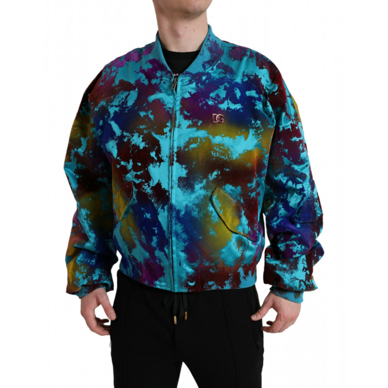 Bomber con zip multicolore Splash - IT50 - L