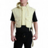 Giacca gilet sportivo con cappuccio in nylon giallo - IT48 - M