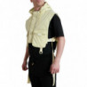 Giacca gilet sportivo con cappuccio in nylon giallo - IT48 - M