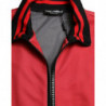 Giacca bomber poliestere leopardato rosso cerniera intera - IT52 - L