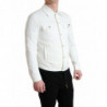 Giacca in denim con colletto elasticizzato in cotone bianco - IT48 - M