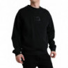 Maglione pullover girocollo con logo nero - IT50 - L