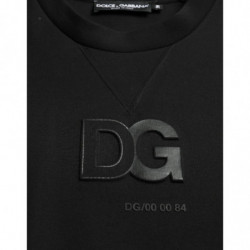 Maglione pullover girocollo con logo nero - IT50 - L