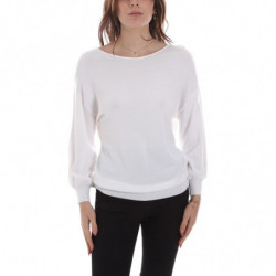 Maglia in Viscosa Bianca - XL