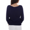 Maglia in Viscosa Blu - L