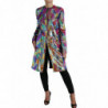 Giacca cappotto con paillettes in poliestere multicolore - IT40-S