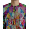 Giacca cappotto con paillettes in poliestere multicolore - IT40-S