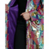 Giacca cappotto con paillettes in poliestere multicolore - IT40-S