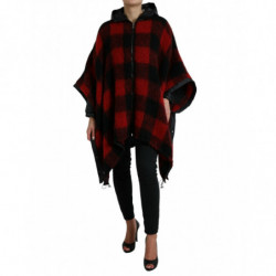 Giacca poncho cappuccio...