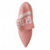 Calzini logo pelle scamosciata rosa Stivaletti tacco largo - EU39/U