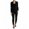 Giacca cappotto blazer monopetto in lana nera - IT40-S