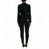 Giacca cappotto blazer monopetto in lana nera - IT40-S