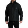 Giacca cappuccio placca logo poliestere nero - IT52 - XL
