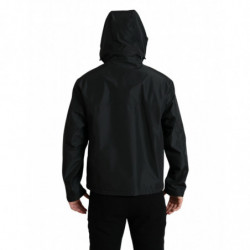 Giacca cappuccio placca logo poliestere nero - IT52 - XL