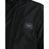 Giacca cappuccio placca logo poliestere nero - IT52 - XL