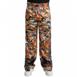 Pantaloni in raso con...