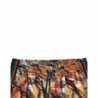 Pantaloni in raso con stampa marmorizzata multicolor - IT48 - M