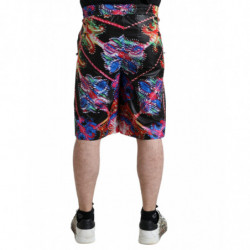 Bermuda da uomo con stampa Luminarie multicolor - IT44 - XS
