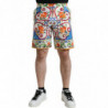Bermuda da uomo con stampa maioliche multicolori - IT50 - L