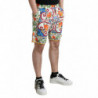 Bermuda da uomo con stampa maioliche multicolori - IT50 - L