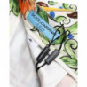Bermuda da uomo con stampa maioliche multicolori - IT50 - L
