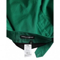 Bermuda da uomo in cotone elasticizzato verde intenso - IT54 - XL
