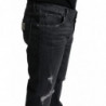 Jeans skinny slim in cotone grigio strappato - IT46 - S