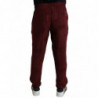 Pantaloni del pigiama in seta con motivo corona marrone - IT52 - XL