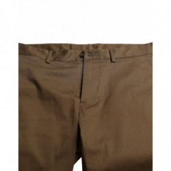 Bermuda da uomo in cotone elasticizzato marrone - IT50 - L