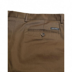 Bermuda da uomo in cotone elasticizzato marrone - IT48 - M