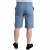 Bermuda da uomo con orlo ripiegato in cotone azzurro cielo - IT50 - L