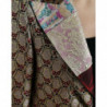 Giacca jacquard patchwork floreale multicolor - IT40-S