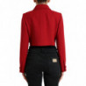 Giacca corta con bottoni corti in lana rossa - IT44 - L