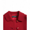 Giacca corta con bottoni corti in lana rossa - IT44 - L