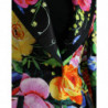 Giacca blazer in seta con stampa floreale multicolor - IT40-S