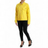 Giacca cappotto in jeans DENIM di cotone giallo - IT48 - XL