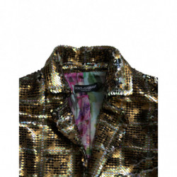 Giacca corta con paillettes in poliestere multicolore - IT40-S
