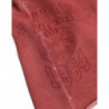 Pantaloncini corti in felpa di cotone marrone a vita alta - IT40-S