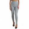 Pantaloni slim in nylon grigio - IT40-S