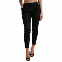 Pantaloni corti skinny a...