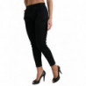 Pantaloni corti skinny a vita media neri - IT40-S