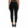 Pantaloni corti skinny a vita media neri - IT40-S