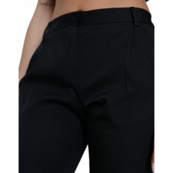 Pantaloni corti skinny a vita media neri - IT40-S