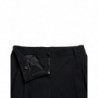 Pantaloni corti skinny a vita media neri - IT40-S