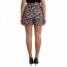 Pantaloncini hot pants a vita alta floreale multicolor - IT40-S